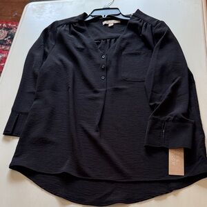 Chic Black Women's Blouse NWT Medium